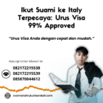 Ikut suami ke italy terpecaya urus visa 99% approved
