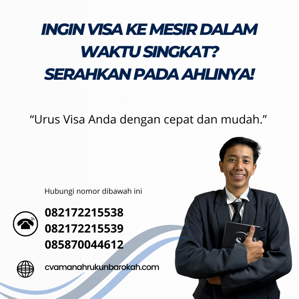 Ingin Visa ke Mesir Dalam Waktu Singkat Serahkan Pada Ahlinya! Ingin visa ke mesir dalam waktu singkat serahkan pada ahlinya!