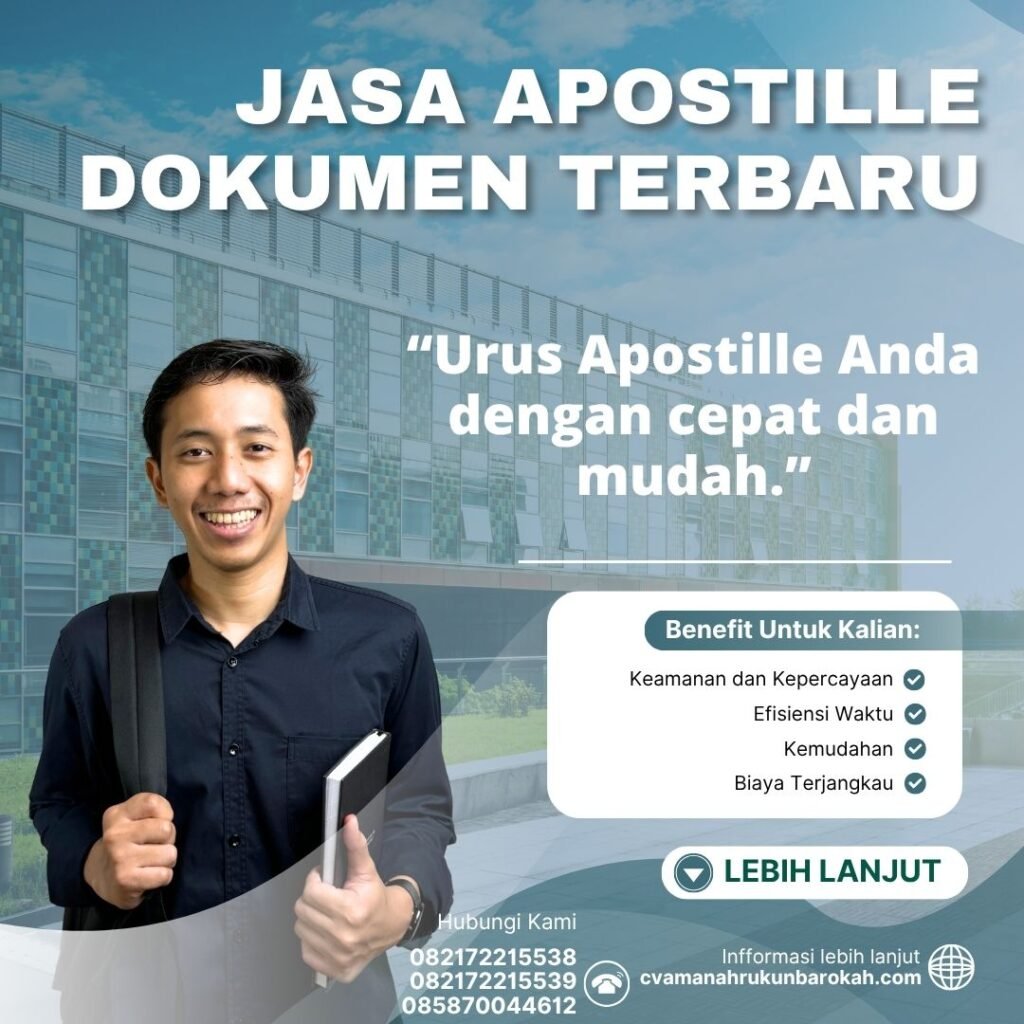 Jasa apostille dokumen terbaru