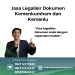 Jasa legalisir dokumen kemenkumham dan kemenlu