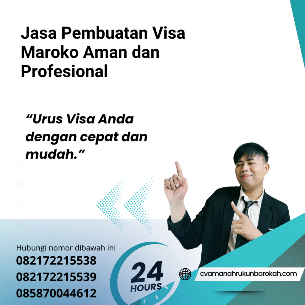 Jasa Pembuatan Visa Maroko Aman dan Profesional Jasa pembuatan visa maroko aman dan profesional