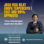 Jasa visa kilat eropa terpercaya fast and 99% approved