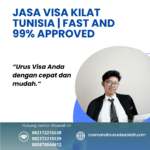 Jasa visa kilat tunisia fast and 99% approved