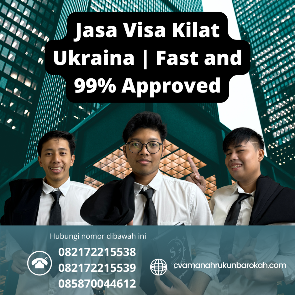 Jasa visa kilat ukraina fast and 99% approved