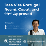 Jasa visa portugal resmi, cepat, and 99% approved