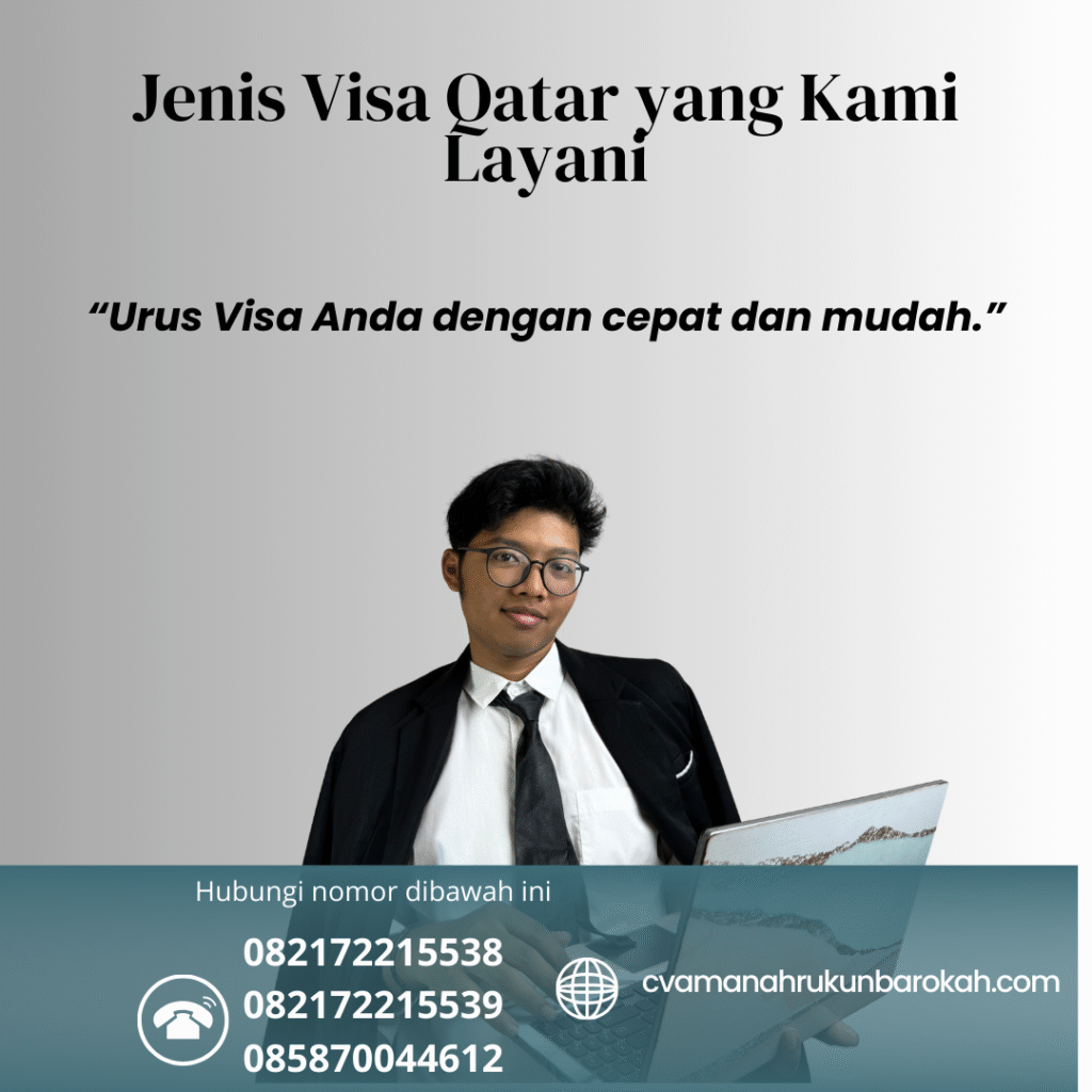 Jenis visa qatar yang kami layani
