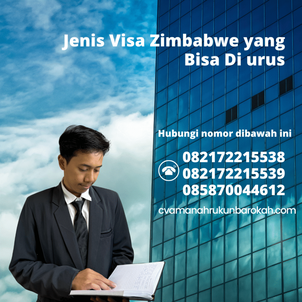 Jenis visa zimbabwe yang bisa di urus