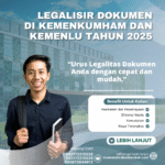 Legalisir dokumen di kemenkumham dan kemenlu tahun 2025