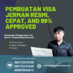 Pembuatan visa jerman resmi, cepat, and 99% approved