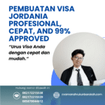 Pembuatan visa jordania profesional, cepat, and 99% approved