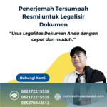 Penerjemah tersumpah resmi untuk legalisir dokumen