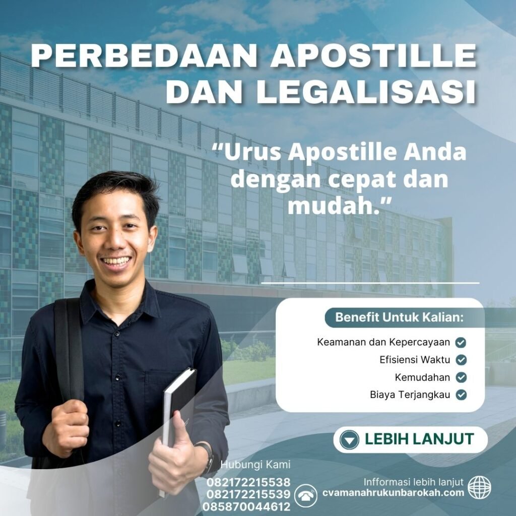 Perbedaan Apostille dan Legalisasi Perbedaan apostille dan legalisasi