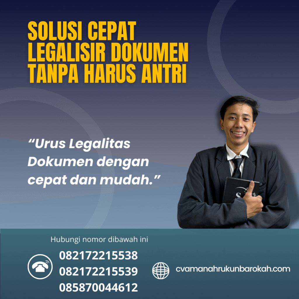 Solusi cepat legalisir dokumen tanpa harus antri