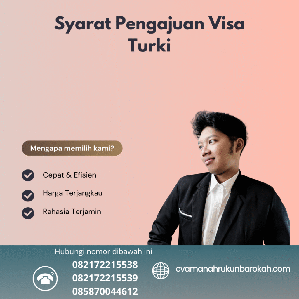 Syarat Pengajuan Visa Turki Syarat pengajuan visa turki