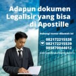 Adapun dokumen legalisir yang bisa di apostille 