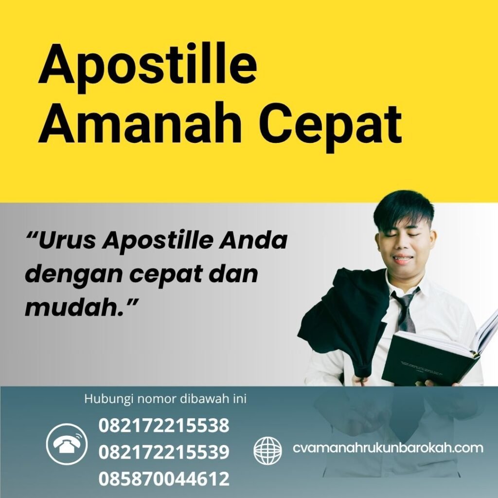 Apostille amanah cepat