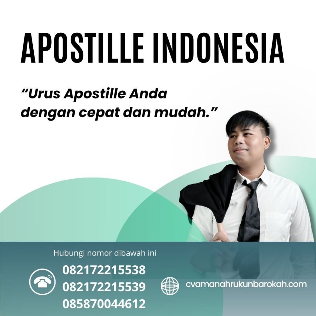 Apostille Indonesia Apostille indonesia