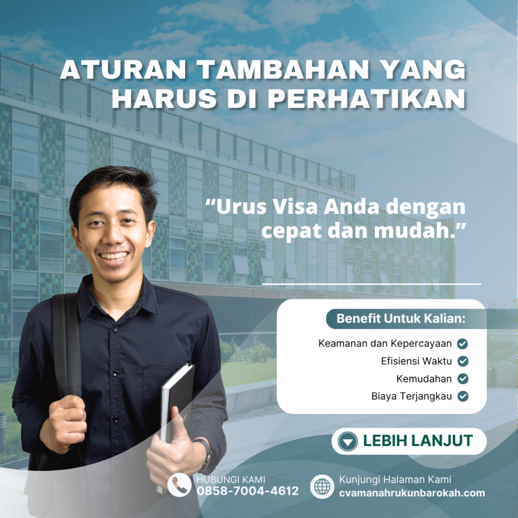 Aturan Tambahan yang Harus Di perhatikan Aturan tambahan yang harus di perhatikan