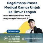 Bagaimana proses medical gamca untuk ke timur tengah