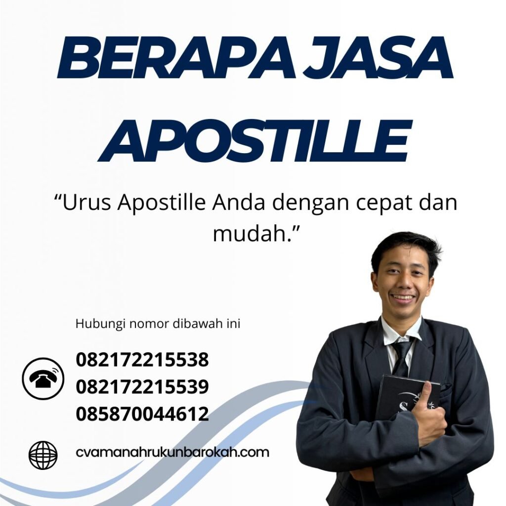 Berapa Jasa Apostille Berapa jasa apostille