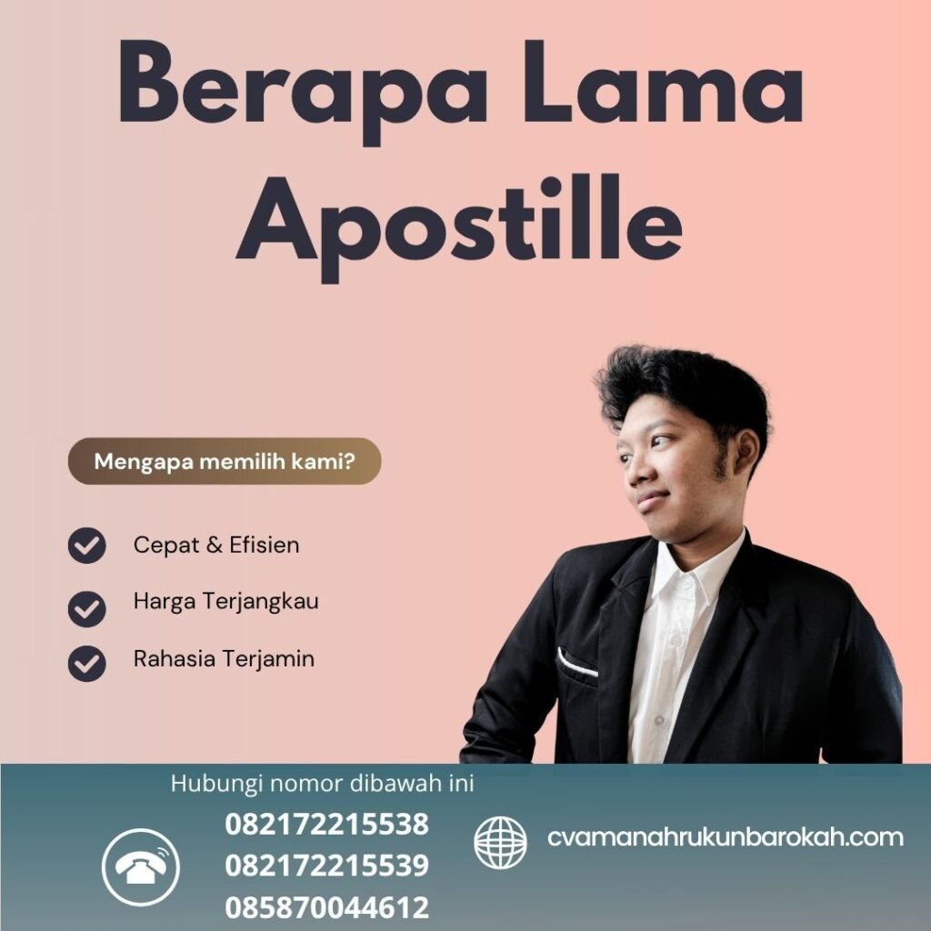 Berapa Lama Apostille Berapa lama apostille