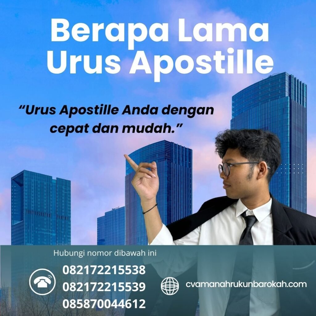 Berapa Lama Urus Apostille Berapa lama urus apostille