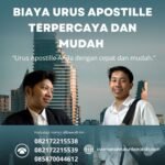 Biaya urus apostille terpercaya dan mudah
