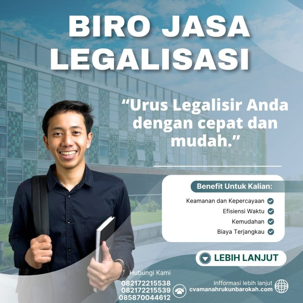 Biro Jasa Legalisasi Biro jasa legalisasi