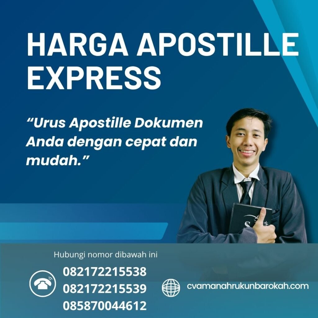 Harga Apostille Express Harga apostille express