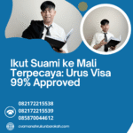 Ikut suami ke mali terpecaya urus visa 99% approved