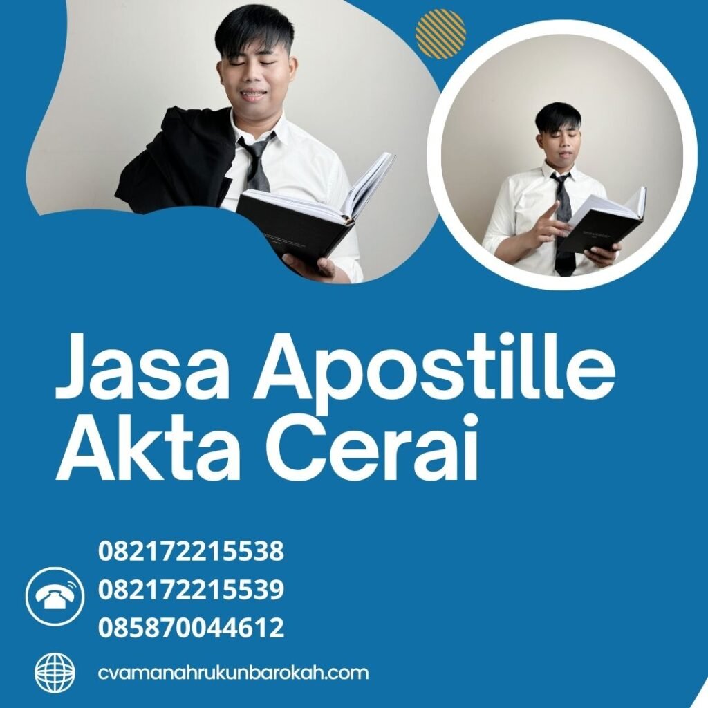 Jasa Apostille Akta Cerai Jasa apostille akta cerai