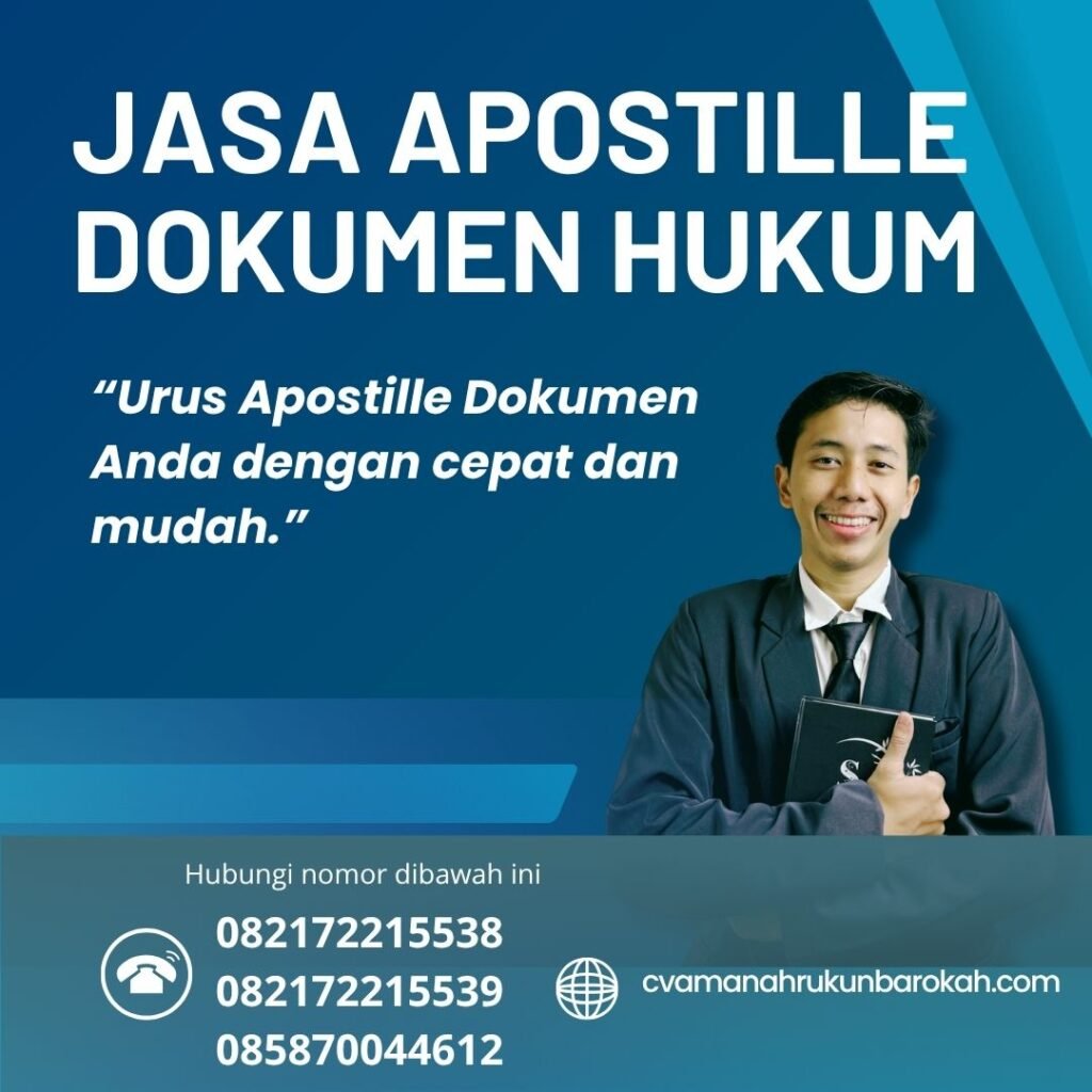 Jasa Apostille Dokumen Hukum Jasa apostille dokumen hukum