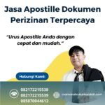 Jasa apostille dokumen perizinan terpercaya