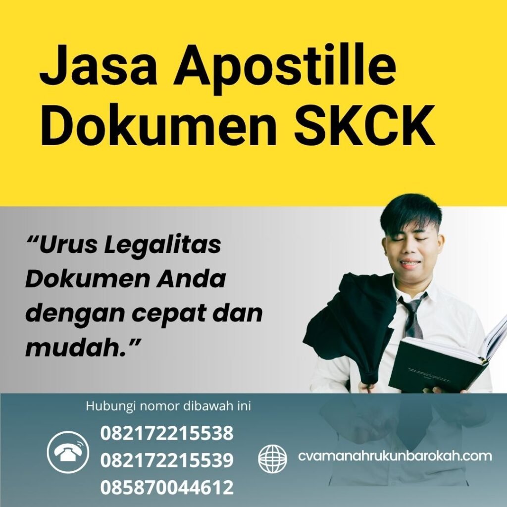 Jasa Apostille Dokumen SKCK Jasa apostille dokumen skck