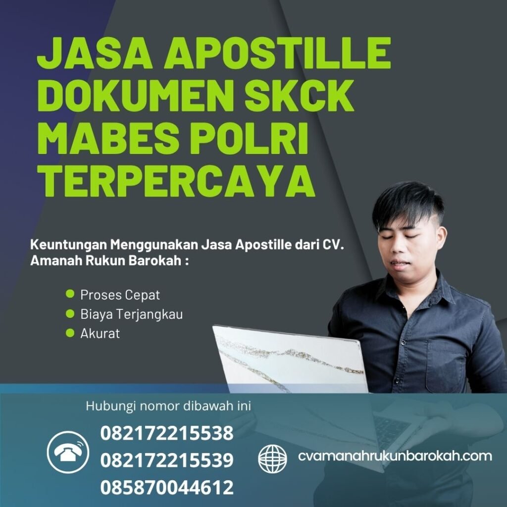 Jasa apostille dokumen skck mabes polri terpercaya