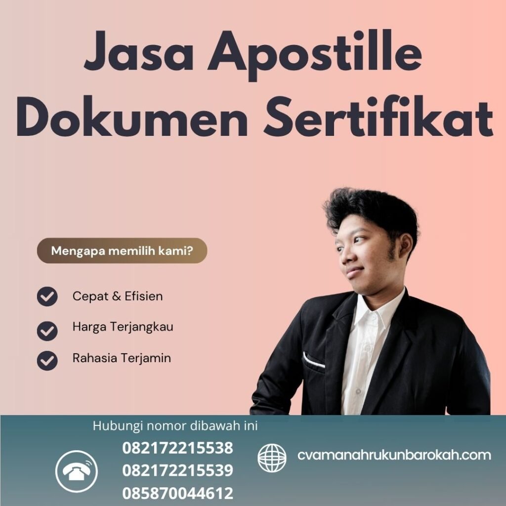 Jasa Apostille Dokumen Sertifikat Jasa apostille dokumen sertifikat