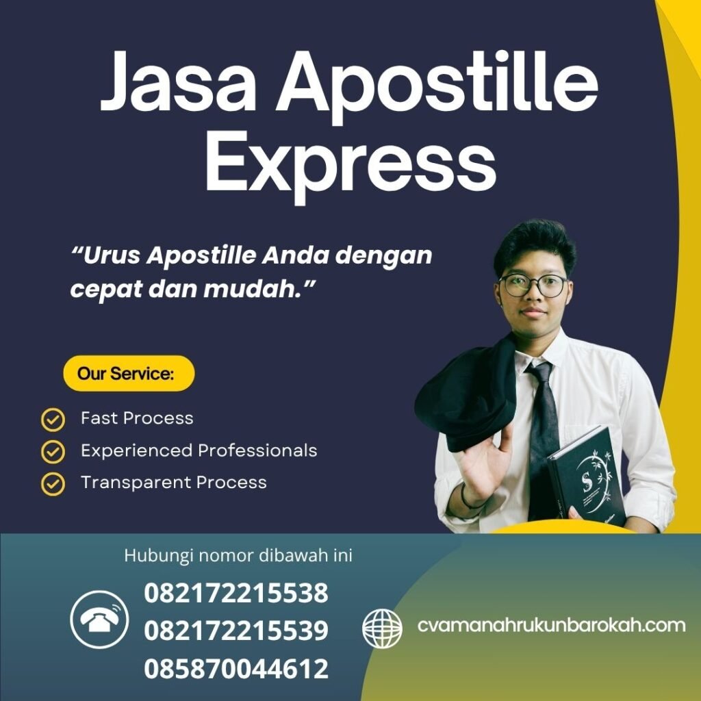 Jasa Apostille Express Jasa apostille express