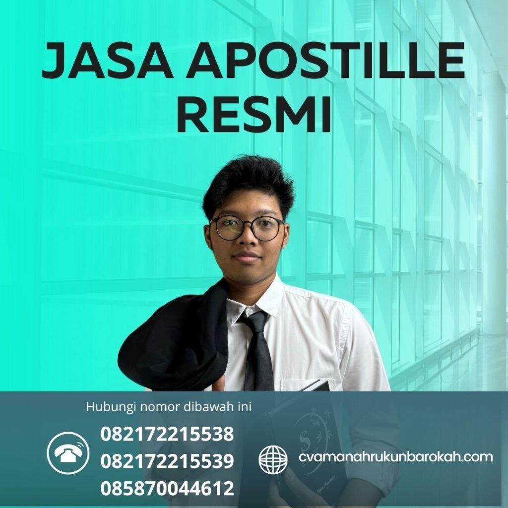 Jasa Apostille Resmi Jasa apostille resmi