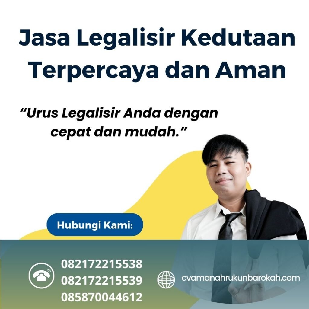 Jasa legalisir kedutaan terpercaya dan aman (2)