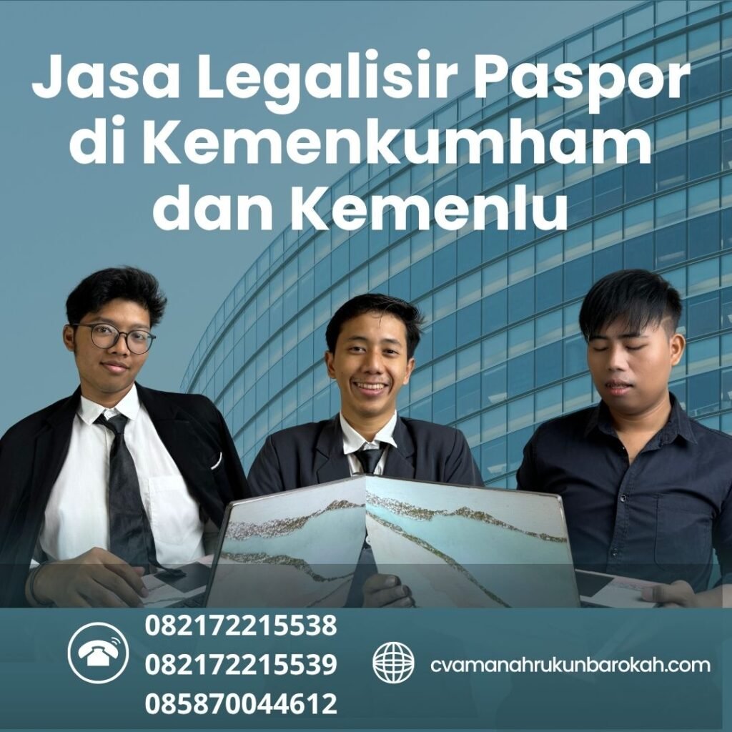 Jasa legalisir paspor di kemenkumham dan kemenlu (1)