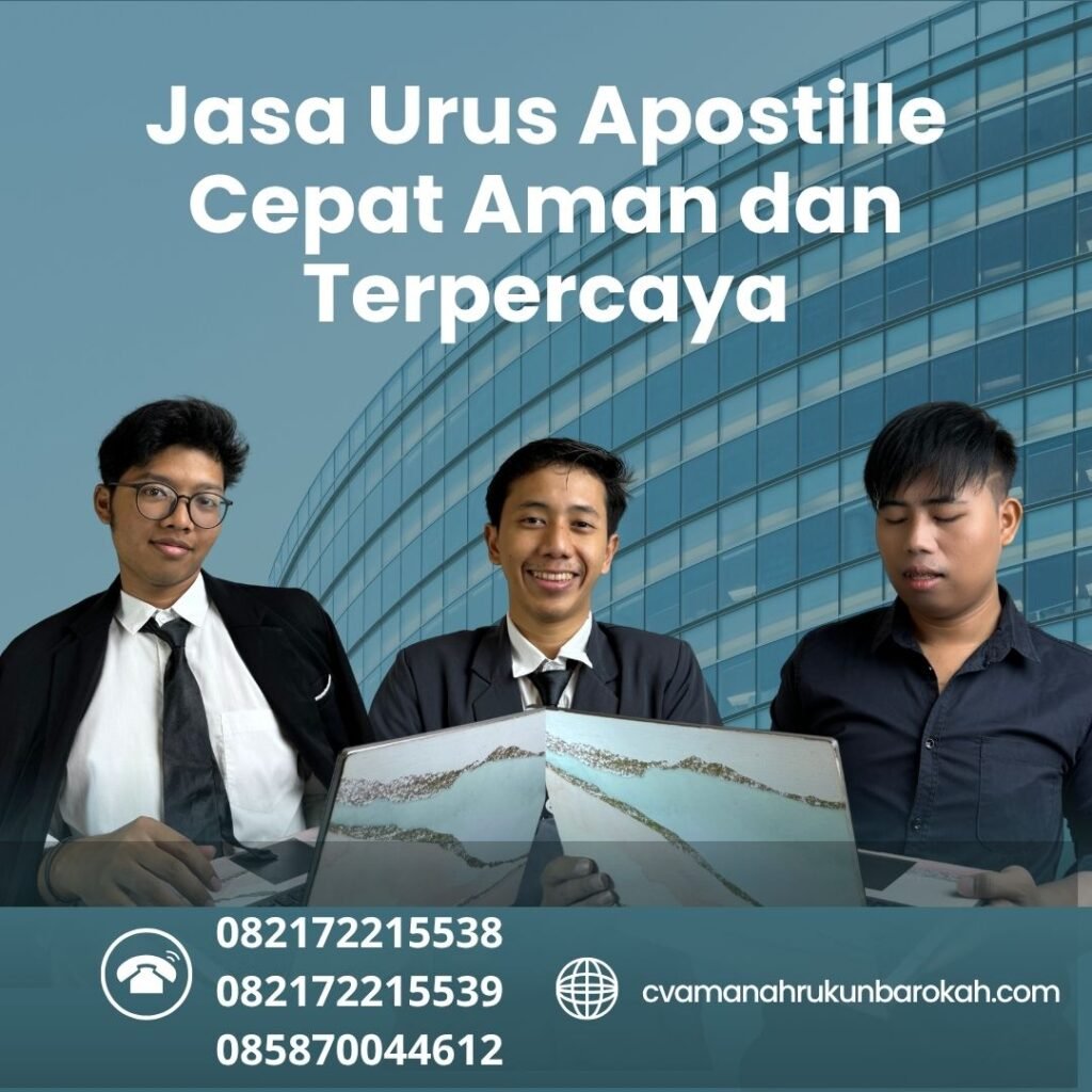 Jasa urus apostille cepat aman dan terpercaya