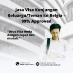 Jasa visa kunjungan keluargateman ke belgia – 99% approved