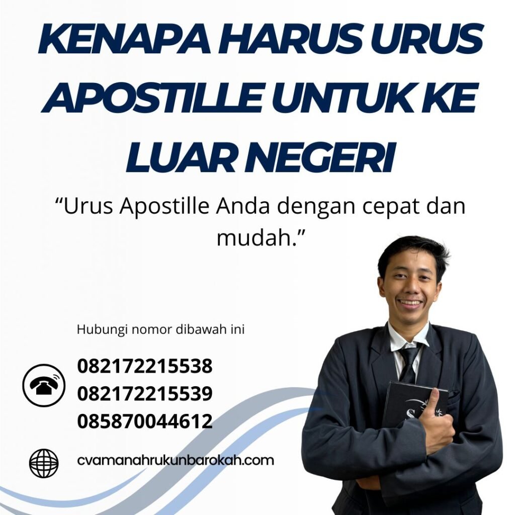 Kenapa harus urus apostille untuk ke luar negeri