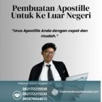 Pembuatan apostille untuk ke luar negeri