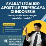 Syarat legalisir apostille terpercaya di indonesia