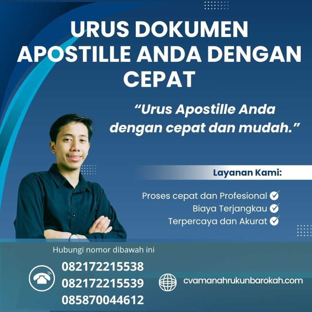 Urus dokumen apostille anda dengan cepat