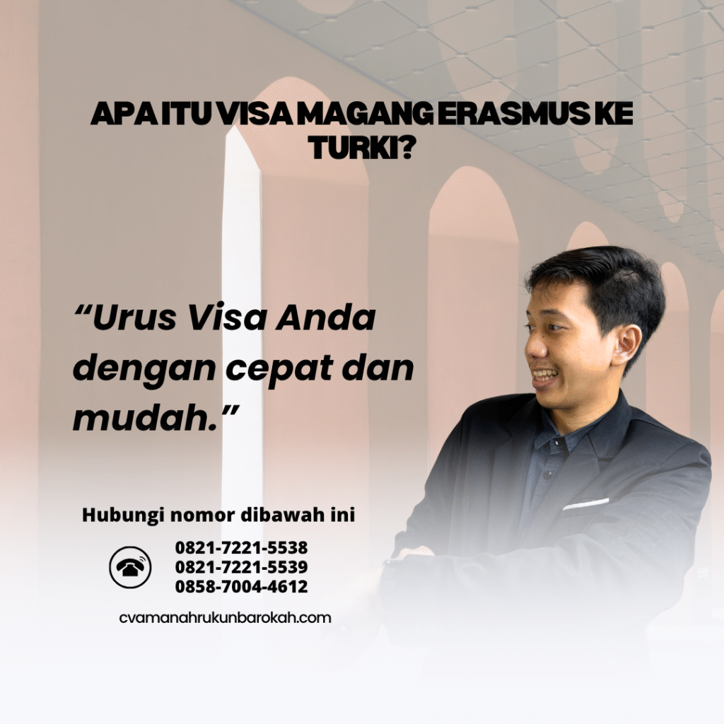 Apa itu visa magang erasmus ke turki