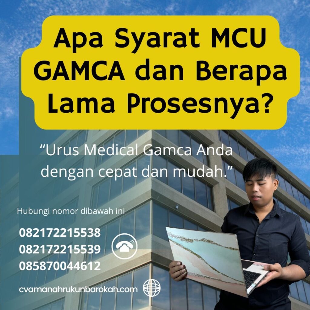 Apa syarat mcu gamca dan berapa lama prosesnya (1)
