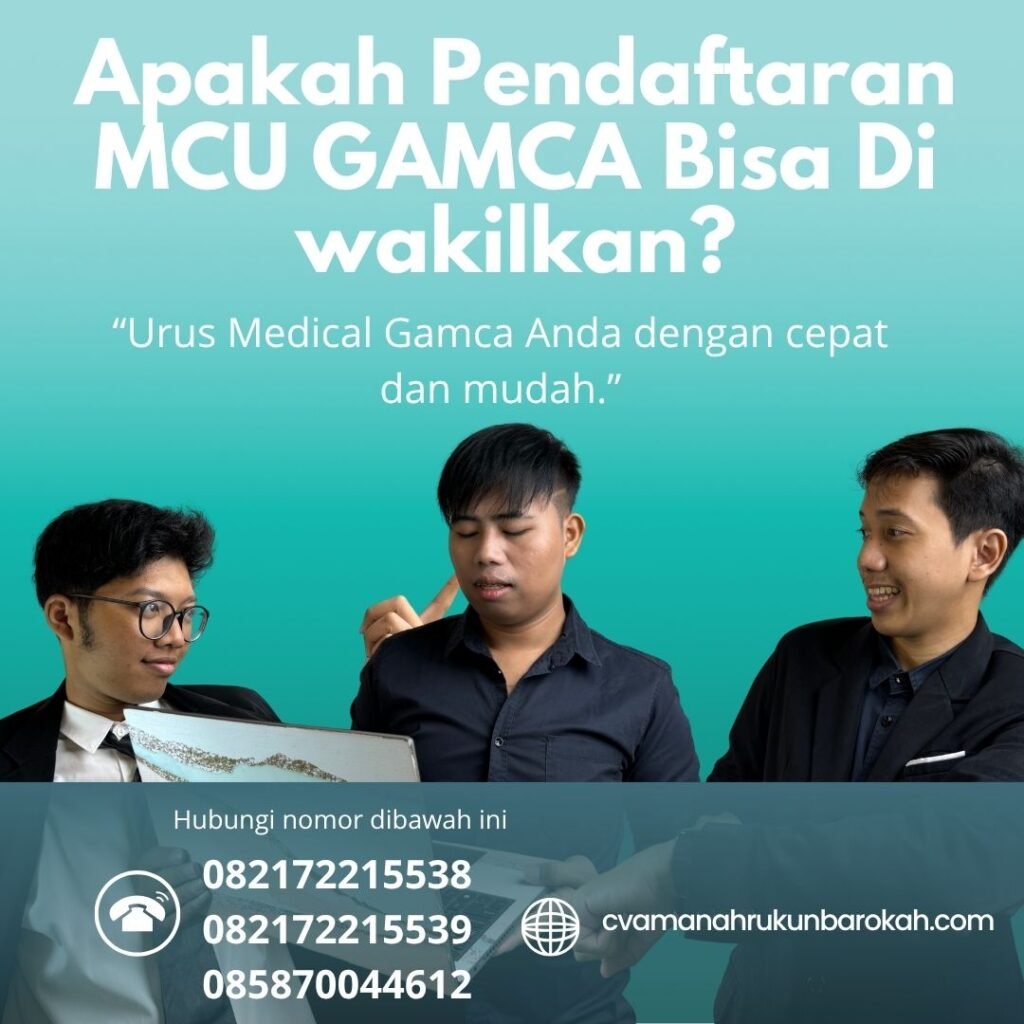 Apakah Pendaftaran MCU GAMCA Bisa Di wakilkan Apakah pendaftaran mcu gamca bisa di wakilkan