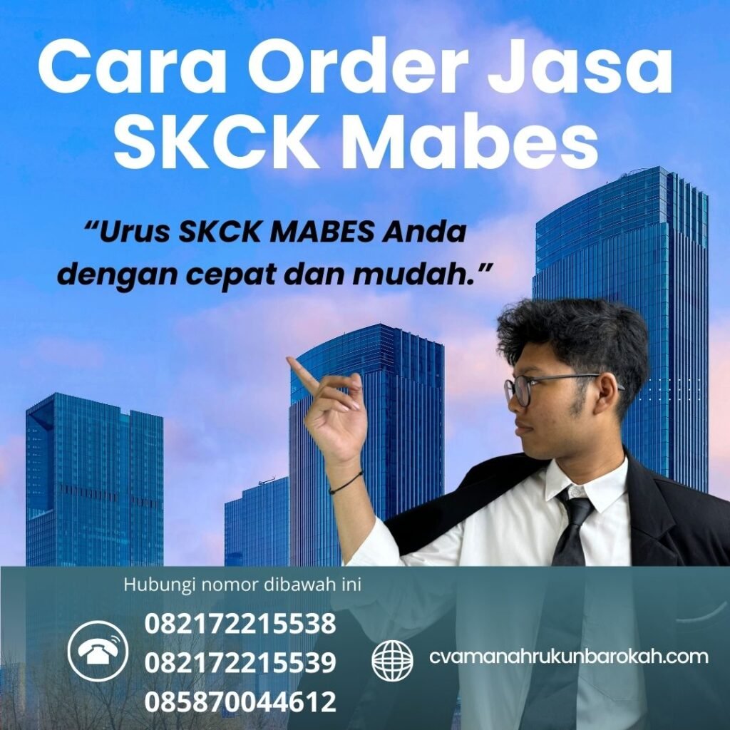 Cara Order Jasa SKCK Mabes Cara order jasa skck mabes